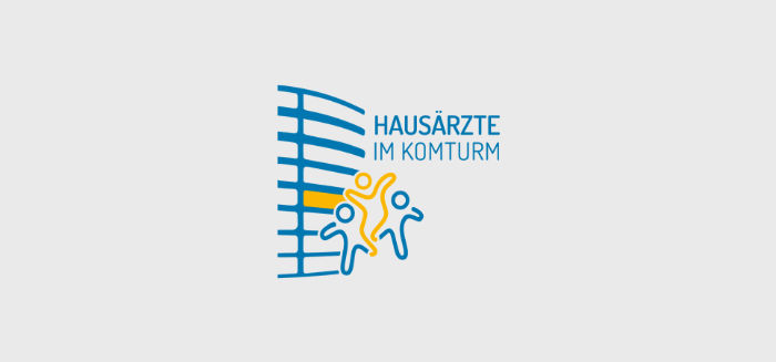 Bild mit dem Logo der Hausärzte im Komturm.